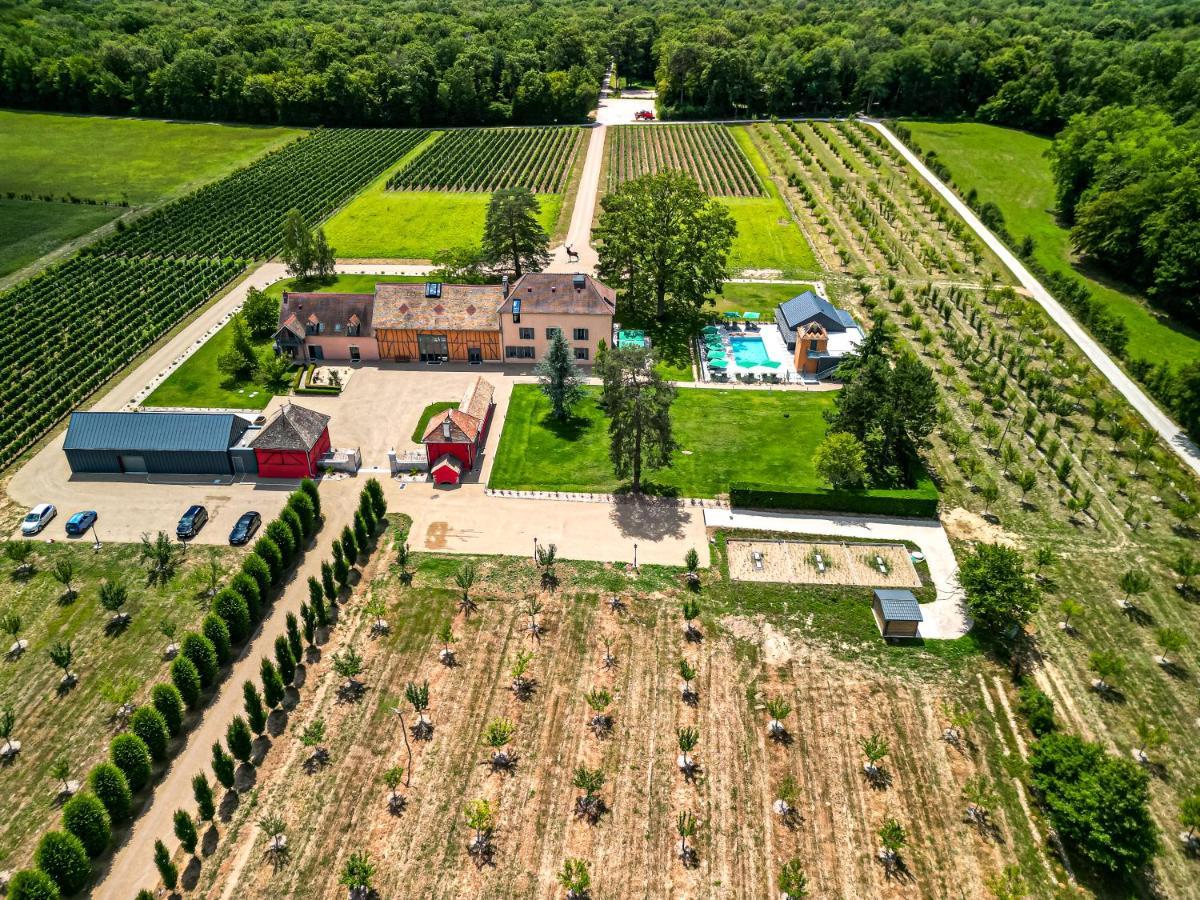 Hameau Des 40 Arpents Hotel Gergy Kültér fotó